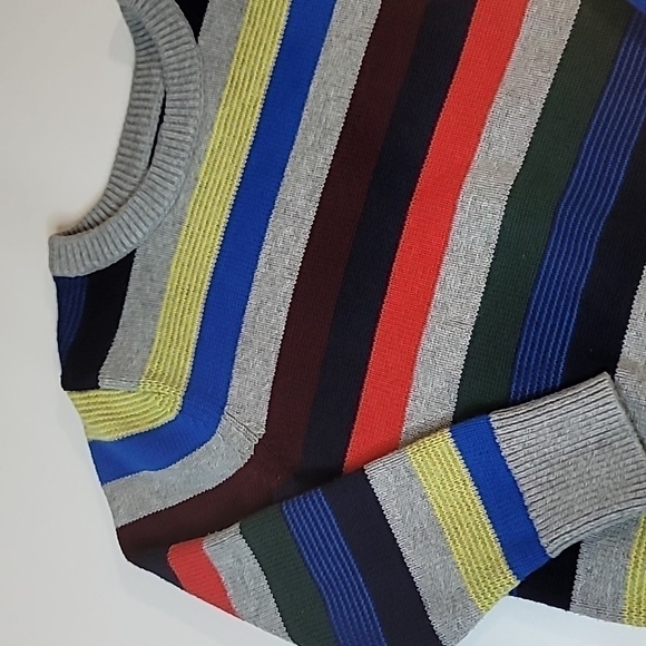Gap Knit Striped Sweater Colourful crewneck sweater - Picture 2 of 6
